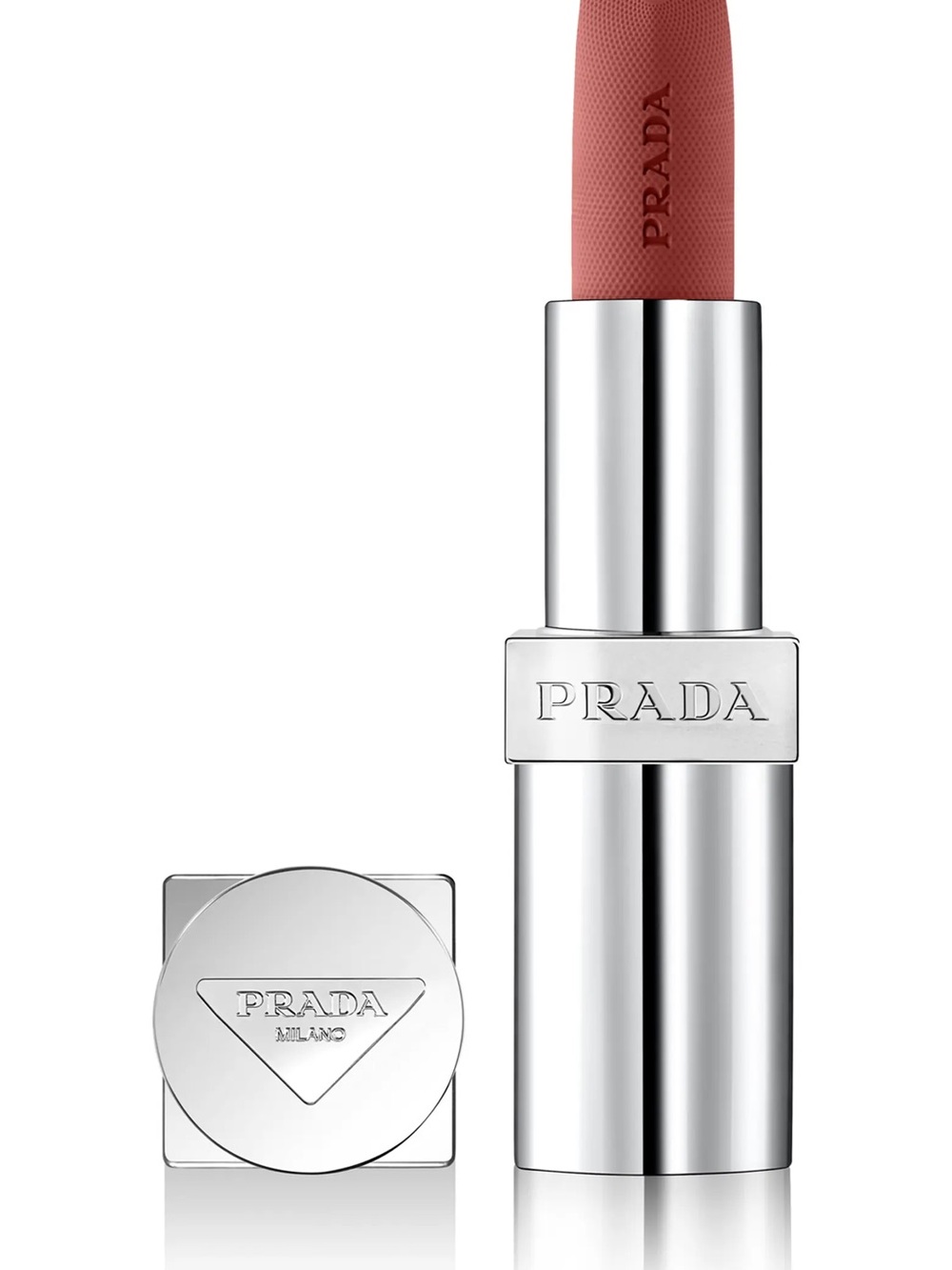 Prada Monochrome B106 Soft Matte Carmel Cool Brown Nude Refillable Lipstick